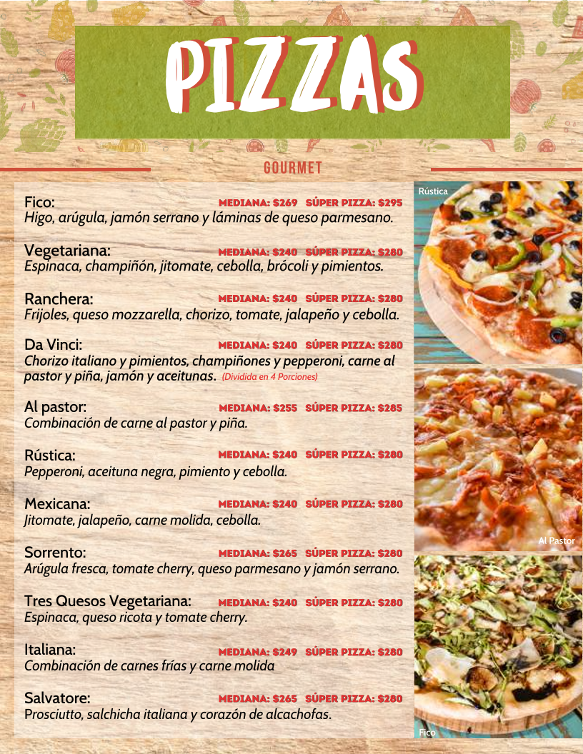 La Bella Pizza Cholula Menu - Image 2