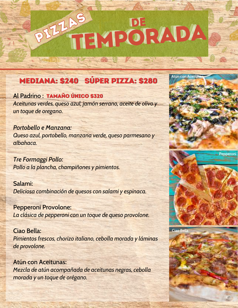 La Bella Pizza Cholula Menu - Image 4